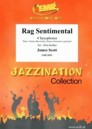 ラグ・センチメンタル（ジェームス・スコット）  (サックス四重奏)【Rag Sentimental】