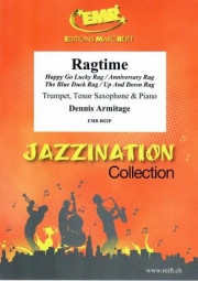 ラグタイム曲集（デニス・アーミテージ）  (テナーサックス+トランペット+ピアノ)【Ragtime】