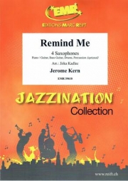 リマインド・ミー（ジュローム・カーン）  (サックス四重奏)【Remind Me】