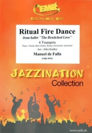 火祭りの踊り（マヌエル・デ・ファリャ） (トランペット四重奏)【Ritual Fire Dance from ballet The Bewitched Love】