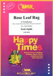 ローズ・リーフ・ラグ（スコット・ジョプリン）  (トロンボーン四重奏)【Rose Leaf Rag】