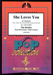 シー・ラヴズ・ユー（ビートルズ）（クラリネット四重奏）【She Loves You】