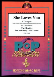 シー・ラヴズ・ユー（ビートルズ）（トランペット四重奏）【She Loves You】