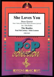シー・ラヴズ・ユー（ビートルズ）（金管四重奏）【She Loves You】