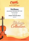 シチリアーナ（バッハ）（ヴィオラ+ピアノ）【Siciliano from Sonata E flat major BWV 1031】