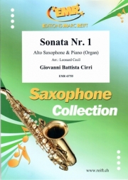 ソナタ・No.1（ジョヴァンニ・バッティスタ・チッリ）（アルトサックス+ピアノ）【Sonata No. 1】