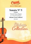 ソナタ・No.5・ニ短調（ヨハン・アーンスト・ガリアード）（ヴィオラ+ピアノ）【Sonata No. 5 in D minor】