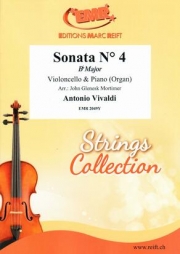 ソナタ・4番・変ロ長調（アントニオ・ヴィヴァルディ）（チェロ+ピアノ）【Sonata No. 4 in Bb Major】