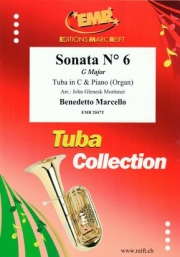 ソナタ・No.6・ト長調（ベネデット・マルチェッロ）（テューバ+ピアノ）【Sonata No. 6 in G Major】