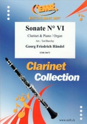 ソナタ・第6番 (ヘンデル)（クラリネット+ピアノ）【Sonate No. VI】