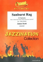 サンバースト・ラグ（ジェイムズ・スコット）（クラリネット四重奏）【Sunburst Rag】