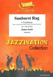 サンバースト・ラグ（ジェイムズ・スコット）（トロンボーン四重奏）【Sunburst Rag】