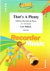 ザッツ・ア・プレンティ（ルー・ポラック）（ソプラノリコーダー+ピアノ）【That's A Plenty】