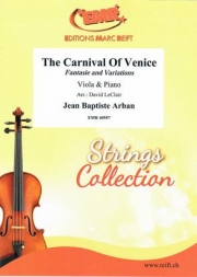 ヴェニスの謝肉祭（ジャン・バティスト・アーバン）（ヴィオラ+ピアノ）【The Carnival Of Venice】