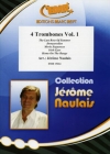 トロンボーン四重奏曲集・Vol.1（ジェローム・ノーレ編曲）（トロンボーン四重奏）【4 Trombones Vol. 1】
