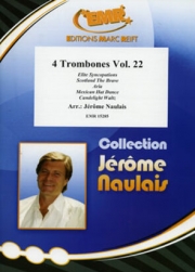 トロンボーン四重奏曲集・Vol.22（ジェローム・ノーレ編曲）（トロンボーン四重奏）【4 Trombones Vol. 22】