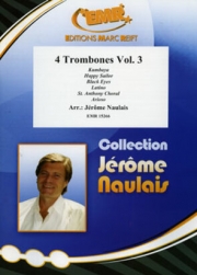 トロンボーン四重奏曲集・Vol.3（ジェローム・ノーレ編曲）（トロンボーン四重奏）【4 Trombones Vol. 3】