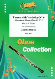 主題と変奏・No.6（シャルル・ダンクラ）（オーボエ+ピアノ）【Theme with Variations No. 6】