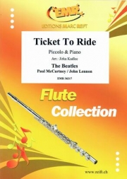 涙の乗車券（ビートルズ）（ピッコロ+ピアノ）【Ticket To Ride】