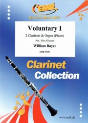 ヴォランタリー・1（ウィリアム・ボイス）（クラリネット二重奏+ピアノ）【Voluntary I】