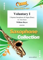 ヴォランタリー・1（ウィリアム・ボイス）（ソプラノサックス二重奏+ピアノ）【Voluntary I】