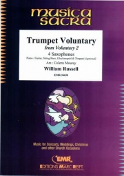 トランペット・ヴォランタリー（ウィリアム・ラッセル）（サックス四重奏）【Trumpet Voluntary from Voluntary 2】