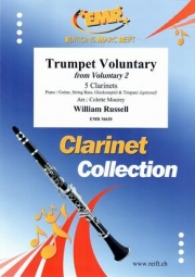 トランペット・ヴォランタリー（ウィリアム・ラッセル）（クラリネット五重奏）【Trumpet Voluntary from Voluntary 2】