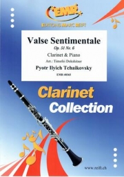 感傷的なワルツ（チャイコフスキー）（クラリネット+ピアノ）【Valse Sentimentale Op. 51 Nr. 6】