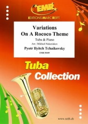 ロココの主題による変奏曲（チャイコフスキー）（テューバ+ピアノ）【Variations On A Rococo Theme Op. 33】