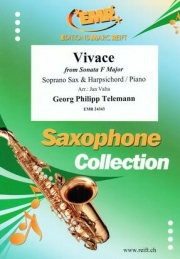ビバーチェ「ソナタ・ヘ長調」より （テレマン）（ソプラノサックス+ピアノ）【Vivace from Sonata F Major】