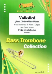 民謡「無言歌集」より（フェリックス・メンデルスゾーン）（バストロンボーン+ピアノ）【Volkslied from Lieder Ohne Worte】