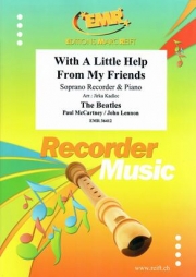 ウィズ・ア・リトル・ヘルプ・フロム・マイ・フレンズ（ビートルズ）（ソプラノリコーダー+ピアノ）【With A Little Help From My Friends】