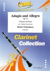 アダージョとアレグロ・Op.70（ロベルト・シューマン）（クラリネット+ピアノ）【Adagio and Allegro Op. 70】