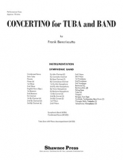 テューバのための協奏曲（フランク・ベンクリシュートー）（テューバ・フィーチャー）【Concertino for Tuba and Band】