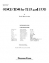 テューバのための協奏曲（フランク・ベンクリシュートー）（テューバ・フィーチャー）(コンデンススコアのみ）【Concertino for Tuba and Band】