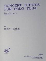 コンサート・エチュード・Vol.2（ルロイ・オスモン）（テューバ）【Concert Etudes for Solo Tuba, Volume 2】