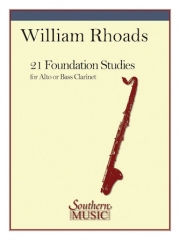 21の基礎練習曲（ウィリアム・ローズ）(バスクラリネット）【21 Foundation Studies】