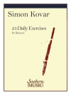 24の日課練習曲（サイモン・コバール）（バスーン）【24 Daily Exercises For Bassoon】