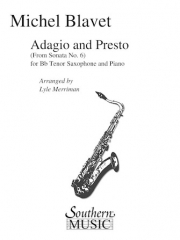 アダージョとプレスト（ミシェル・ブラヴェ）（テナーサックス+ピアノ）【Adagio and Presto】