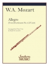 アレグロ「ディヴェルティメント・No.3・K.229」より（モーツァルト）（フルート三重奏）【Allegro (From Divertimento No. 3 K229)】