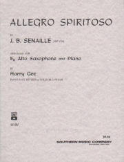 アレグロ・スピリトーソ（ジャン＝バティスト・スナイエ）（アルトサックス+ピアノ）【Allegro Spiritoso】