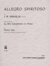 アレグロ・スピリトーソ（ジャン＝バティスト・スナイエ）（アルトサックス+ピアノ）【Allegro Spiritoso】