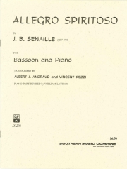 アレグロ・スピリトーソ（ジャン＝バティスト・スナイエ）（バスーン+ピアノ）【Allegro Spiritoso】