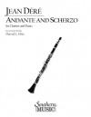 アンダンテとスケルツォ （ジャン・デレ）（クラリネット+ピアノ）【Andante and Scherzo】