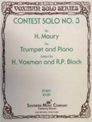 コンテスト・ソロ・No.3 (ローンズ・モーリー)（トランペット+ピアノ）【Contest Solo No. 3】