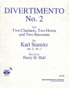 ディヴェルティメント・No.2（カール・シュターミッツ）（木管六重奏）【Divertimento No. 2】