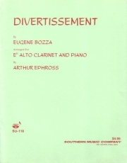 嬉遊曲（ウジェーヌ・ボザ）（アルトクラリネット+ピアノ）【Divertissement】