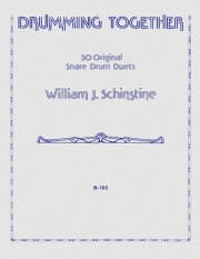 一緒にドラミング（ウィリアム・J・シンスタイン）（スネアドラム二重奏）【Drumming Together】