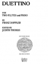 小二重奏曲（フランツ・ドップラー）（フルート二重奏+ピアノ）【Duettino】
