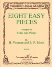 8つのやさしい小品（ハイミー・ヴォクスマン）（テューバ+ピアノ）【Eight Easy Pieces】